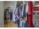 Walk-in closet with ample hanging space and shelving at 3522 Habenaria Rd, Mount Pleasant, SC 29466