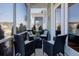 Screened porch with comfortable seating and view of the outdoors at 3522 Habenaria Rd, Mount Pleasant, SC 29466