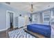 Bedroom with view to the walk-in closet at 3537 Sewel Ave, Mount Pleasant, SC 29466
