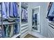 Walk-in closet with custom shelving and storage at 3537 Sewel Ave, Mount Pleasant, SC 29466
