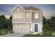 Two-story home with gray siding, white trim, a two-car garage, and a welcoming front porch at 4004 Flatiron Dr, Charleston, SC 29414