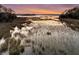 Picturesque waterfront view at sunset, showcasing natural marsh and waterways at 4051 Colonel Vanderhorst Cir, Mount Pleasant, SC 29466