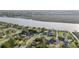 Beautiful aerial view of a waterfront neighborhood with homes along the water at 5330 Waterview Dr, North Charleston, SC 29418