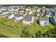 Residential area with well-maintained homes, green lawns, and mature trees, situated near a tranquil lake and scenic views at 543 Pendleton Dr, Moncks Corner, SC 29461