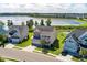 Scenic community featuring picturesque lake views, complemented by well-kept homes and lush green landscapes at 543 Pendleton Dr, Moncks Corner, SC 29461
