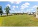 Expansive backyard with lush green lawn, ideal for recreation and enjoying nature by the serene lake at 543 Pendleton Dr, Moncks Corner, SC 29461