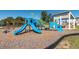 Playground with slides, climbing structures, and a covered picnic area for the community at 543 Pendleton Dr, Moncks Corner, SC 29461