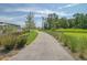 Scenic walking path with lush greenery and views of the community at 565 Blueway Ave, Summerville, SC 29486