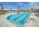 A large and inviting community pool on a sunny day at 565 Blueway Ave, Summerville, SC 29486