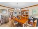 Formal dining room with hardwood floors and plenty of space for entertaining at 729 2Nd Bend Rd, Harleyville, SC 29448