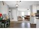 Open-concept layout showcasing the dining area seamlessly connected to the living room at 8458 William Moultrie Dr, North Charleston, SC 29420