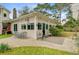 Back of the home featuring a patio, chairs, small garden, and a neutral-colored exterior at 958 Mikell Dr, Charleston, SC 29412