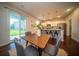 Eat-in dining area with a view of the kitchen and back yard at 107 Goose Rd, Summerville, SC 29483