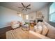 Relaxing living room with a fireplace and lots of natural light at 107 Goose Rd, Summerville, SC 29483