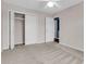 This bedroom offers a closet and neutral walls, creating a serene and minimalist space for rest and relaxation at 1127 Tidal View Ln, Charleston, SC 29412