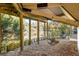 Covered porch featuring a hammock and a beautiful view of the water at 12 Dune Crest Trace Trl, Seabrook Island, SC 29455