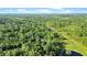 Aerial view of the property nestled amongst lush trees at 13959 Cottageville Hwy, Cottageville, SC 29435