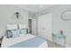 Comfortable bedroom with cozy bedding, decorative accents, and ample closet space at 1525 Harriman St, Mount Pleasant, SC 29466