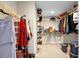 Organized walk-in closet with ample shelving and hanging space for clothes, shoes, and accessories at 169 Waccamaw Cir, Moncks Corner, SC 29461