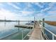 Charming dock featuring a walkway, boat mooring, and scenic waterfront views under a bright sky at 2135 Tides End Rd, Charleston, SC 29412