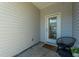 Cozy patio with a chair and decor, offering a private outdoor space at 286 Godwit Dr, Summerville, SC 29486