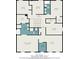 Second floor plan showing the bedroom, primary bedroom, laundry room, and hall locations at 294 Torslanda Ln, Summerville, SC 29486