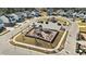 Aerial view of a playground and gazebo surrounded by homes in a Gathering-friendly neighborhood at 294 Torslanda Ln, Summerville, SC 29486