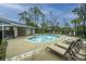 Sparkling community pool with plenty of seating and shade, ideal for relaxation and recreation at 312 Coki Amalie Ct, Charleston, SC 29492