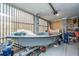 Bright garage with boat on a trailer, offering convenient storage and access for boating adventures at 312 Coki Amalie Ct, Charleston, SC 29492