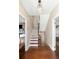 The spacious hallway offers seamless access to the staircase and adjacent rooms at 34 Anson St, Charleston, SC 29401