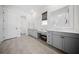 Bathroom features double vanity, undermount sinks, tile floors, and ample storage at 3785 Summerton St, Mount Pleasant, SC 29466