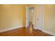 This bedroom features a wooden floor, neutral paint and is ready for customization at 424 Salley Ackerman Dr, Cottageville, SC 29435