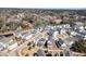 Aerial view of neighborhood with winding streets and colorful homes at 4603 Scout Aly, North Charleston, SC 29405
