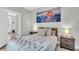 Comfortable bedroom featuring a cozy bed with elegant linens and artwork at 4603 Scout Aly, North Charleston, SC 29405