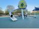 Modern playground features a geodesic climbing dome with metal slide, designed for interactive fun and adventure at 4603 Scout Aly, North Charleston, SC 29405