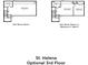 Optional third floor layout with bonus room and bedroom options at 462 Cadbury Loop, Summerville, SC 29486
