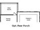 Optional rear porch with access from Gathering Room and Owner's Suite at 472 Cadbury Loop, Summerville, SC 29486