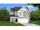 Charming two-story home with a well-manicured lawn, attached garage, and traditional architectural details at 476 Cadbury Loop, Summerville, SC 29486