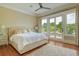 Bedroom featuring a large window with direct access to an outdoor seating area at 4874 Sound View Dr, Mount Pleasant, SC 29466