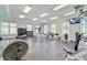 Bright fitness center with extensive weight training equipment and wall-mounted TV at 4874 Sound View Dr, Mount Pleasant, SC 29466