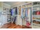 Spacious walk-in closet featuring custom shelving and ample storage for organization at 4874 Sound View Dr, Mount Pleasant, SC 29466