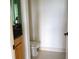 Toilet in a bathroom, partially obscured by a shower curtain at 5009 Old Bridgeview Ln # 5009, Charleston, SC 29403