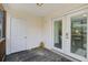 Outdoor patio area with a view to the kitchen and dining area at 507 Tayrn Dr, Charleston, SC 29492