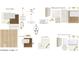 Selection of design elements for kitchen, bath, powder, and laundry at 716 Minton Rd, Charleston, SC 29412