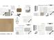Interior finishings for multiple bathrooms, kitchen and laundry showing cabinet and countertop choices at 718 Minton Rd, Charleston, SC 29412