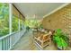 Spacious porch with ample seating, perfect for outdoor entertaining at 750 Lakenheath Dr, Mount Pleasant, SC 29464