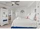 Cozy bedroom featuring a comfortable bed, stylish decor, and ample space at 9000 Palmetto Dr # G203, Isle of Palms, SC 29451