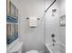 Bright bathroom showcasing white subway tile and bronze fixtures at 10 Humphrey Ct, Charleston, SC 29403