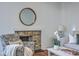 Living room featuring a decorative fireplace, comfortable seating, and stylish accents at 10 Humphrey Ct, Charleston, SC 29403