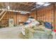 Large storage space inside of the barn with ample room for hay and gardening equipment at 1008 Hoodtown Rd, Bonneau, SC 29431